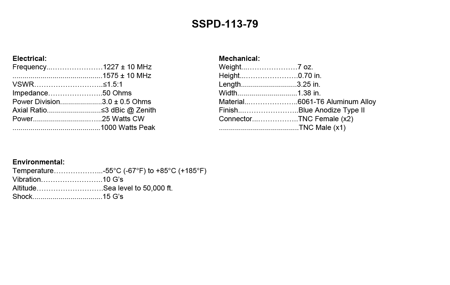 SSPD-113-79_Specs