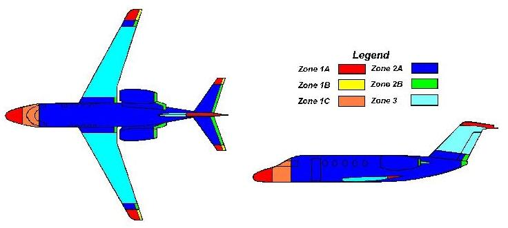 Typical VLJ Lightning Strike Zone image