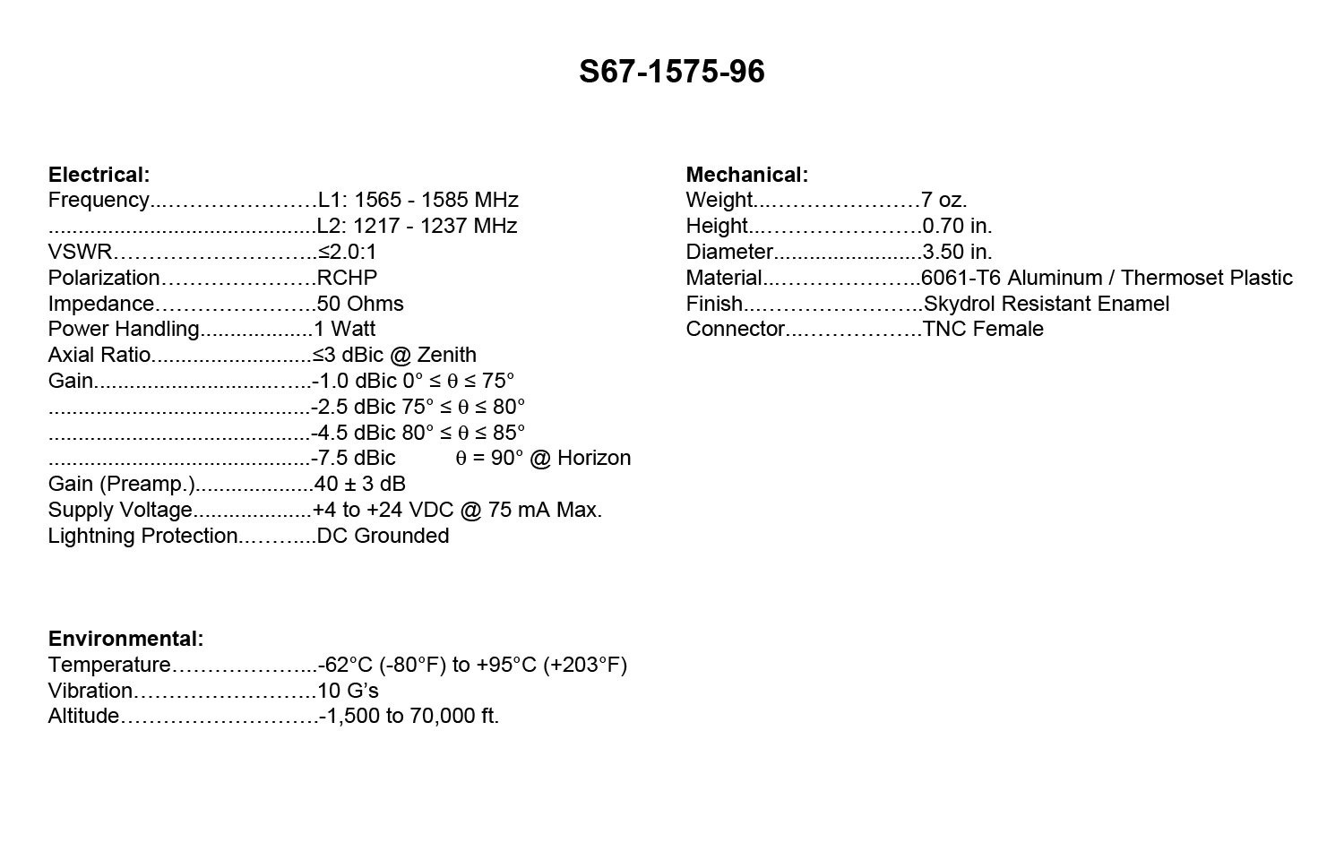 S67157596_Specs Sensor Systems Inc., Aircraft Antenna